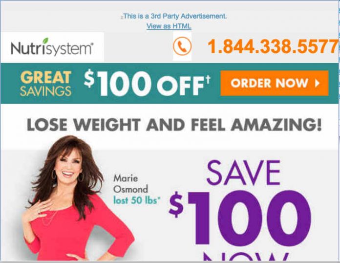 Nutrisystem Diet Plan To Lose Weight Fast Get 100Off Coupons