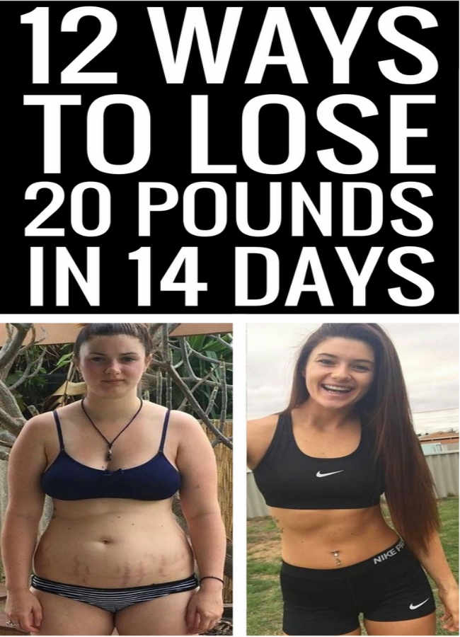 14 Ways To Lose 20 Pounds In 14 Days Health Facts Journal 3308