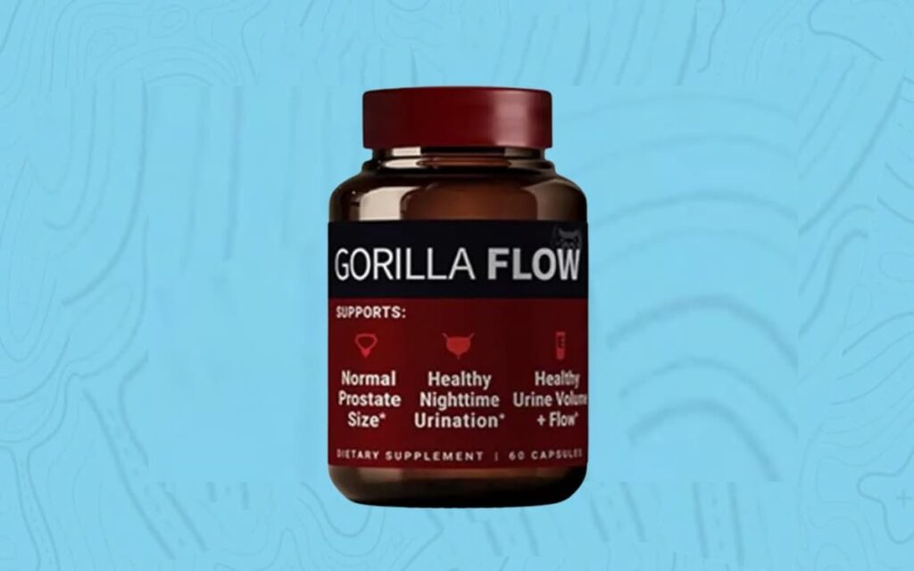 gorilla flow prostate supplement advanced formula pills for men reviews