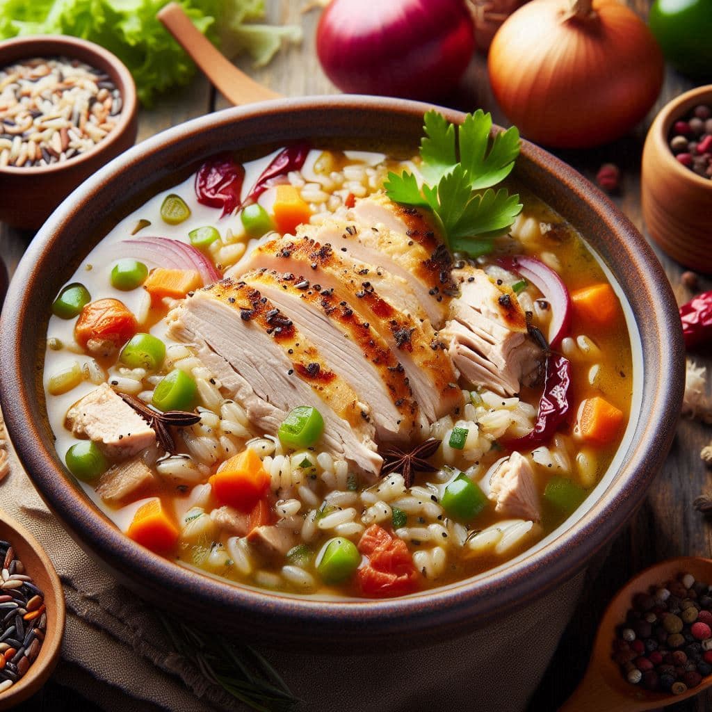 Turkey and Wild Rice Soup  Diabetes-Friendly Dinners