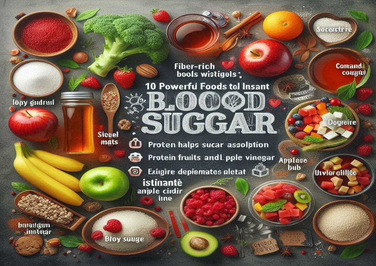 10 Foods That Lower Blood Sugar Instantly Without Insulin