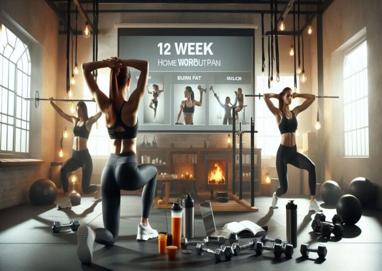 12 Week Home Workout Plan: Burn Fat, Build Muscle, and Boost Confidence