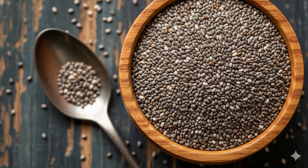The Best 5 Foods to Lower Blood Sugar Quickly (Backed by Science) 4 Chia Seeds: The Tiny Fiber Giants