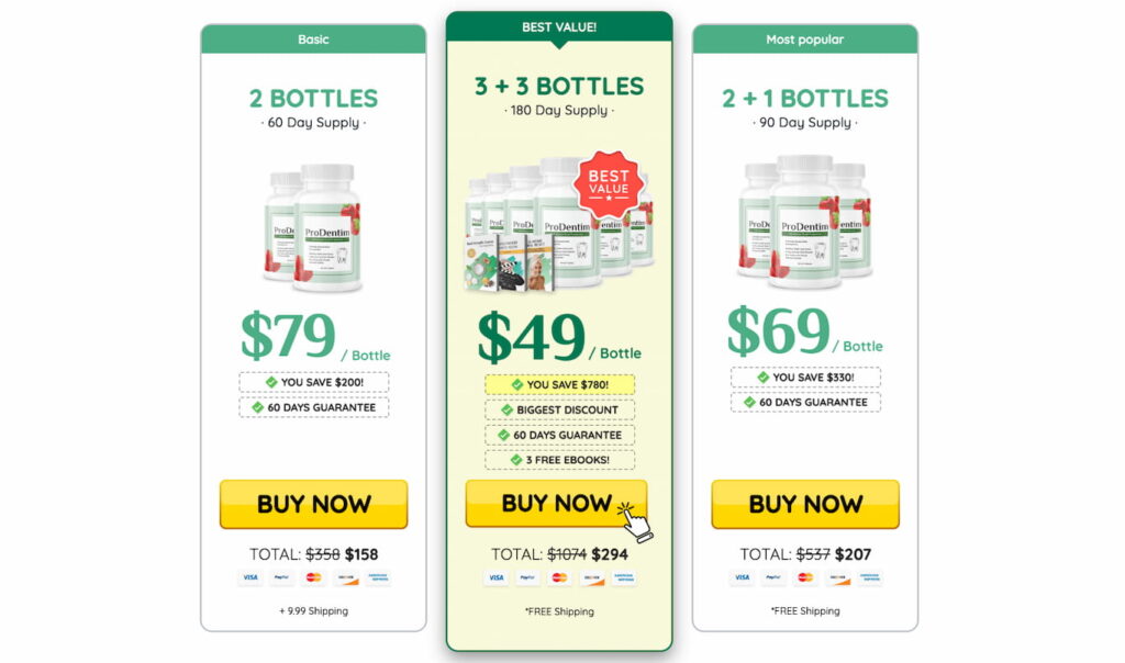 buy prodentim official website