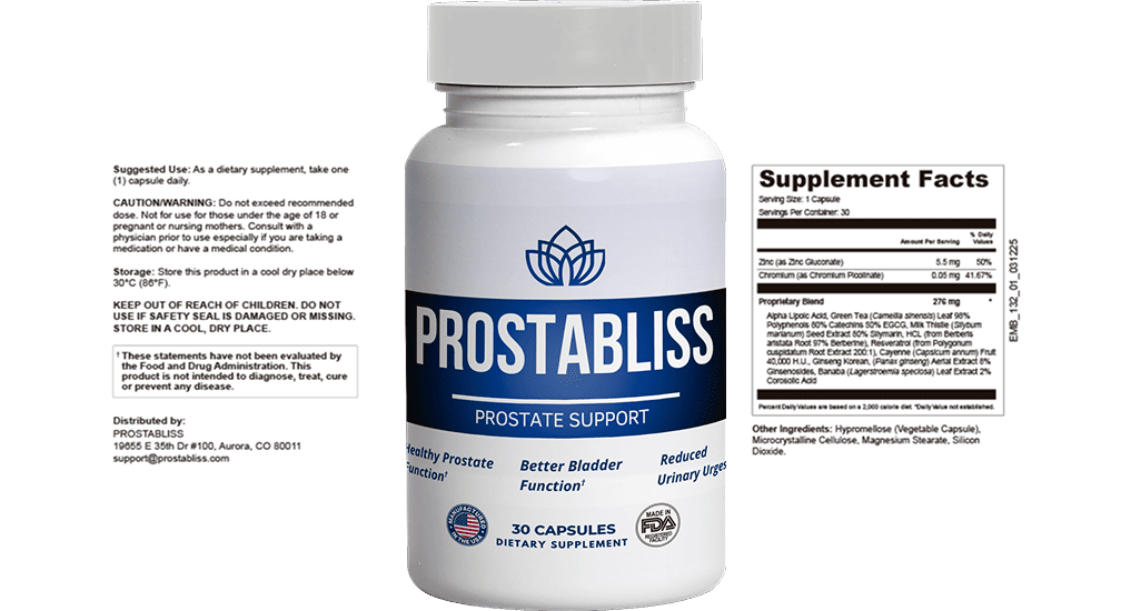 prostabliss ingredients reviews