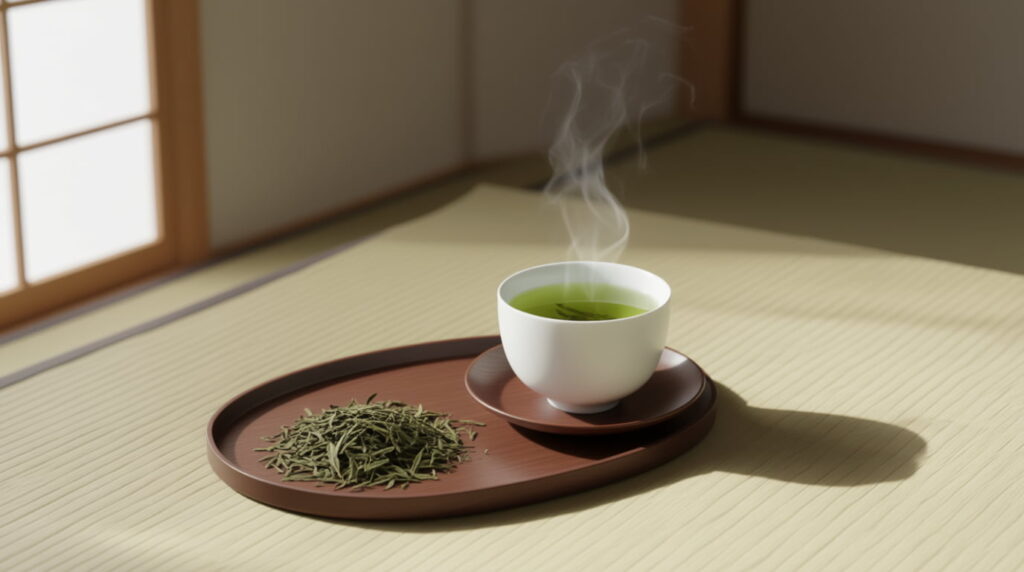 10 Foods That Shrink Prostate Gland Naturally (Medically Proven Guide) 9 A cup of steaming green tea with loose leaves, high in EGCG antioxidants for prostate health