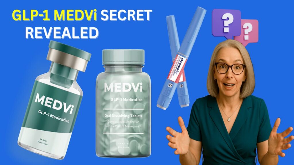 Official 2026 MEDVi GLP-1 program overview featuring compounded semaglutide vial and pricing guide. glp1 medvi availability
