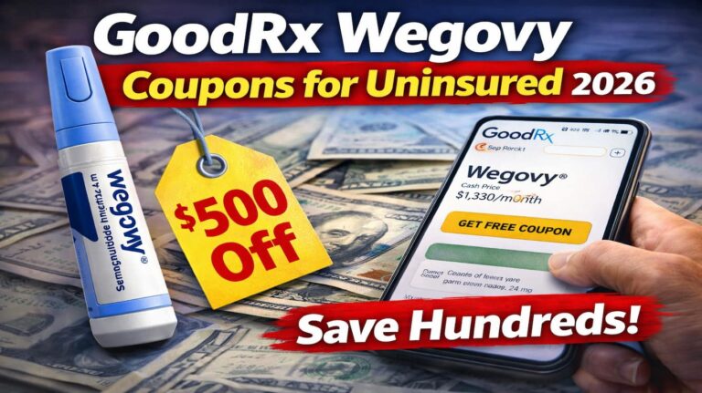 GoodRx Wegovy Coupons For Uninsured (2026 UpTo 70% Off)