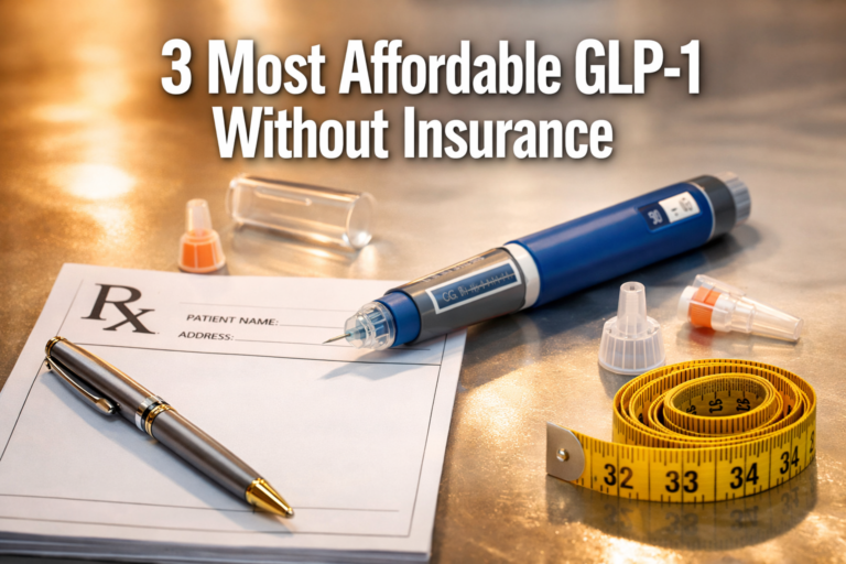 Where to Get Tirzepatide Online at the Best Price - 3 Most Affordable GLP‑1 Without Insurance