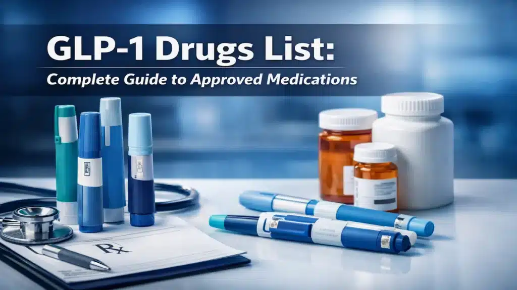 GLP-1 Drugs List: Complete Guide to Approved Medications in 2026 2 GLP-1 Drugs List: Complete Guide to Approved Medications in 2026