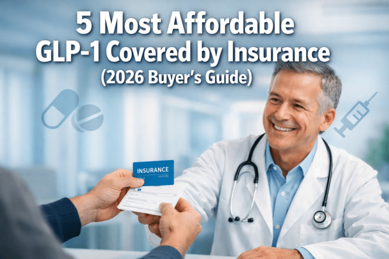 5 Most Affordable GLP‑1 covered by insurance (2026 Buyer’s Guide)