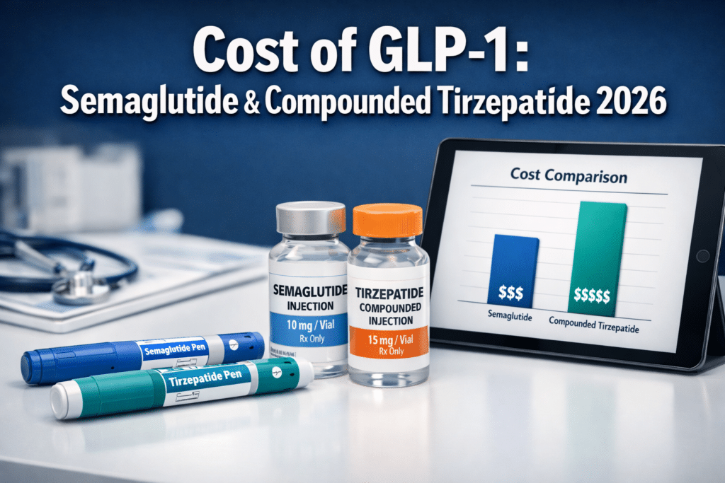Cost of GLP 1 Semaglutide Compounded Tirzepatide