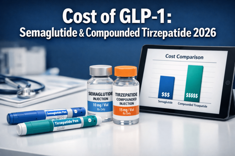 Cost of GLP 1 Semaglutide Compounded Tirzepatide