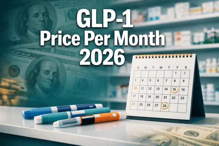 GLP-1 Price Per Month Comparison: Wegovy, Zepbound, and New Oral Options