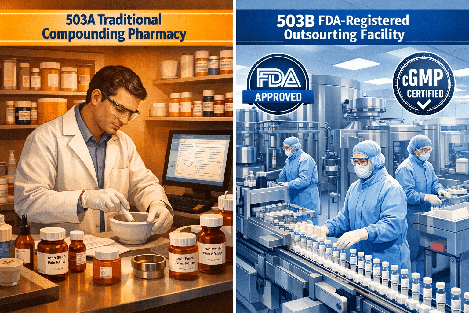 503A Vs 503B Compounding Pharmacies: Key Differences 2026