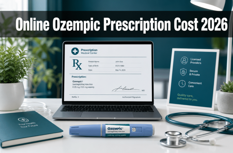 Online Ozempic prescription cost