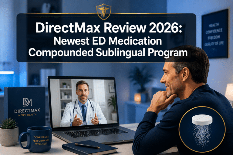 Newest ED Medication Review — DirectMax Review 2026: Compounded Sublingual ED Program