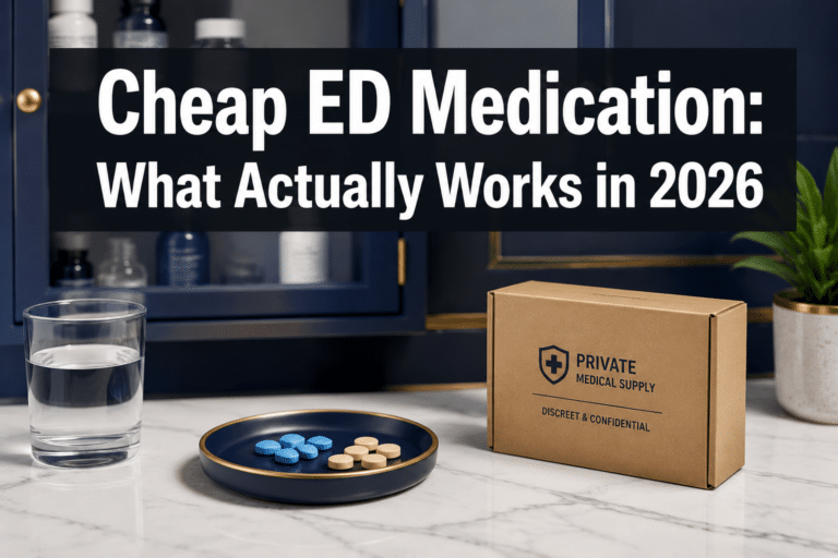 Cheap ED Medication: What Actually Works in 2026 (And What You're Overpaying For)
