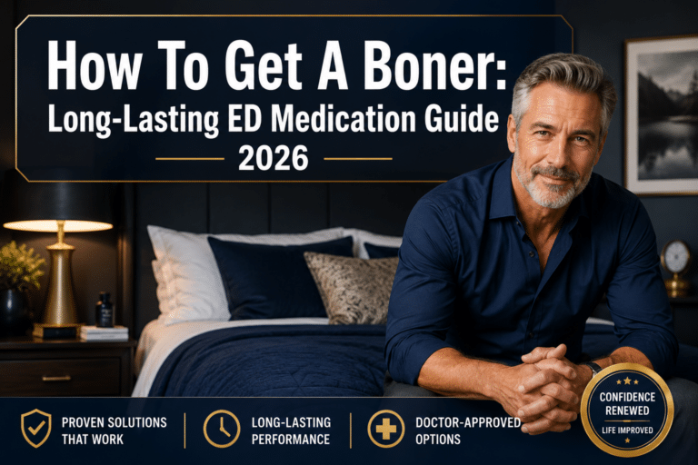 How Can I Get a Boner? Long-Lasting ED Medication Guide 2026