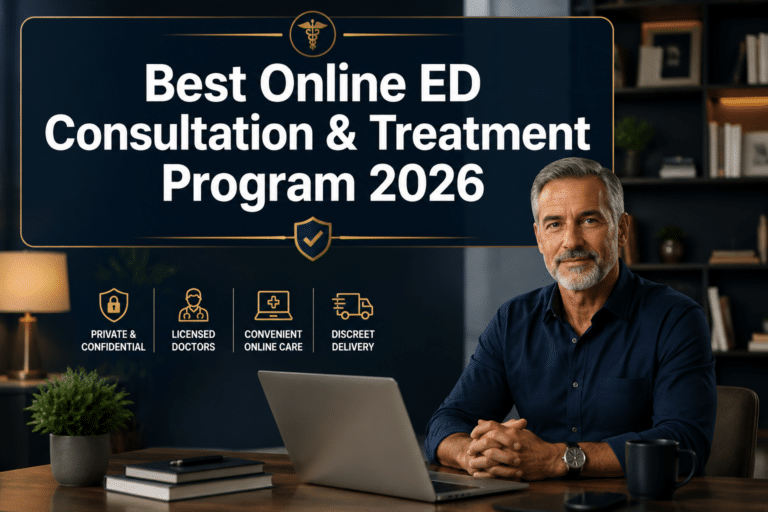 Best Online ED Consultation and Treatment Program in 2026: What Actually Works for Men Over 45