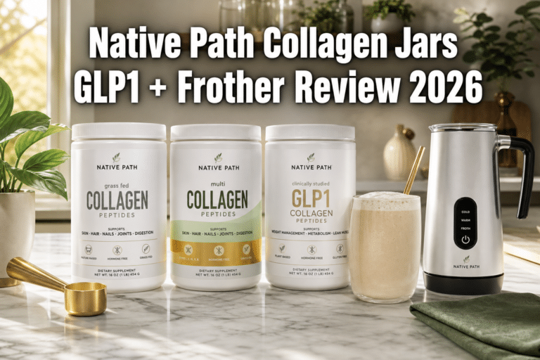 Native Path Collagen Jars GLP1 + Frother