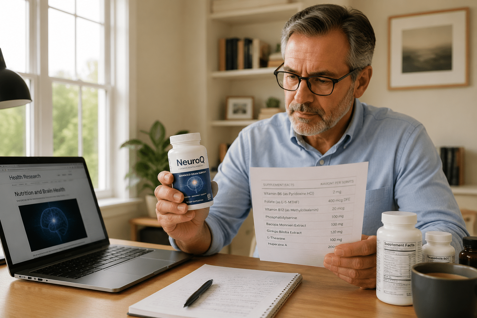 Neuroq ingredients list 4 NeuroQ Amazon: Where To Buy