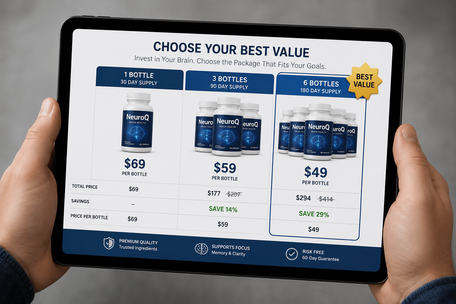 Neuroq reviews 4 NeuroQ Price: How Much Does It Cost?