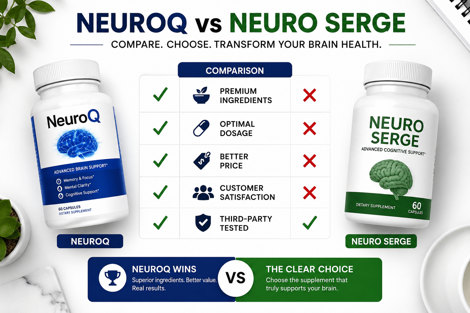 reviews of Neuroq 4 NeuroQ vs Other Brain Supplements