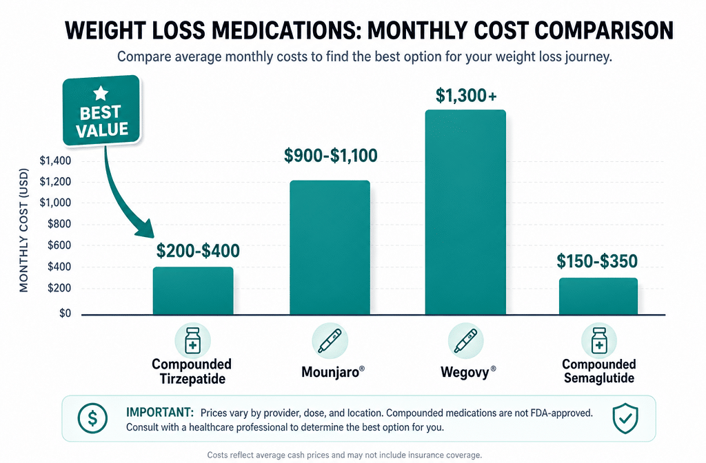 Compounded Cost Tirzepatide Compounding Pharmacy Cost Guide 2026