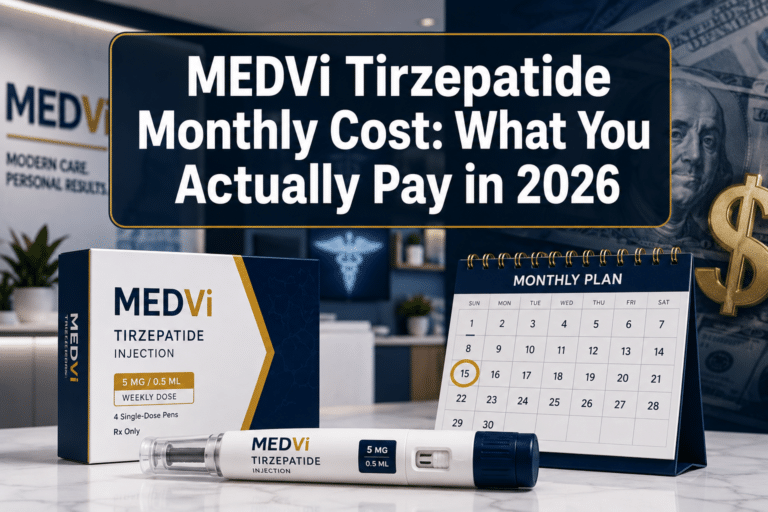 medvi Tirzepatide monthly cost
