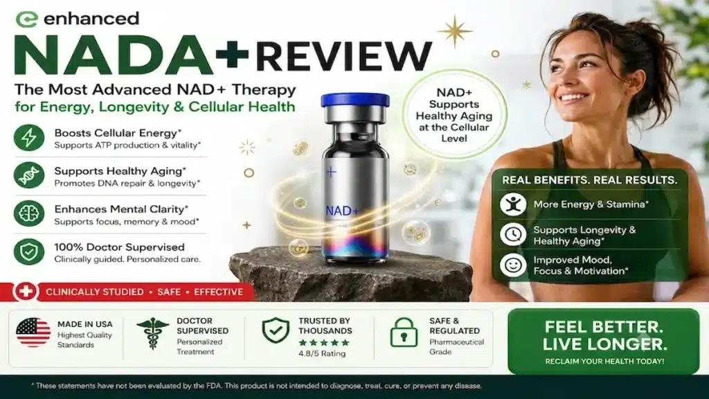 Enhanced NAD+ Rx Review 2026: Restore Energy, Focus & Recovery 4 Enhanced NAD+ Rx Reviews: Is Enhanced NAD+ Rx Worth It in 2026?