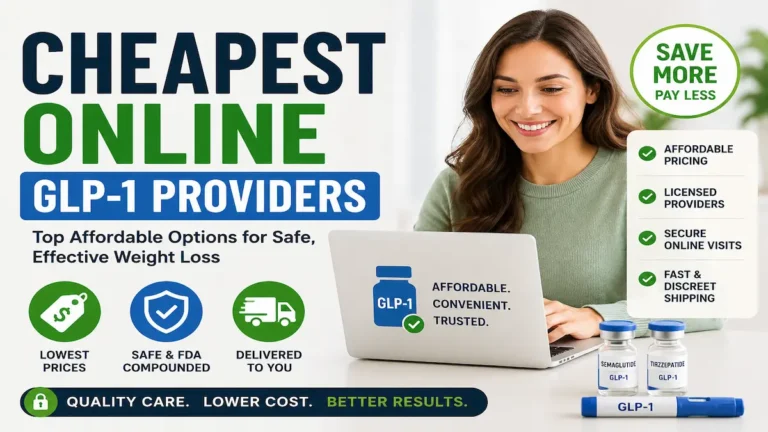 7 Cheapest Online GLP-1 Providers (2026): Compared by True Cost, Hidden Fees & Overall Value