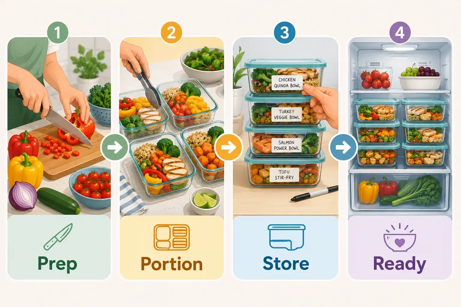 GLP-1 Recipes for Weight Loss: 50 Healthy Meals to Try (2026) 4 GLP-1 Recipe Ideas for Meal Prep