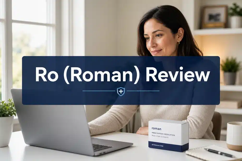 Ro (Roman) review 1 Professional () hero image with 'Ro (Roman) Review' in crisp white on a deep navy semi-transparent panel, centered with 8%
