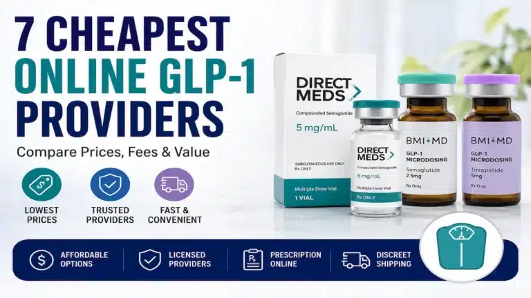 7 Cheapest Online GLP 1 Providers (2026): An In-Depth Comparison of Platforms