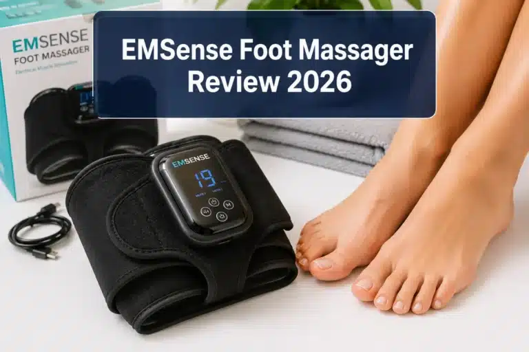 EMSense EMS Foot Massager Review 2026: I Tested It for 45 Days, Does It Really Help Foot Pain, Neuropathy and Circulation?