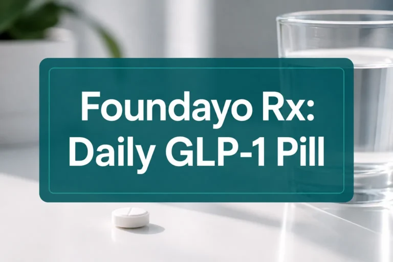 Foundayo Rx Daily GLP-1 pill (orforglipron), no needle