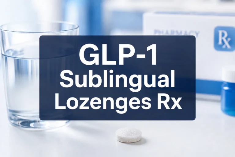 GLP-1 Lozenges Rx Sublingual lozenge, dissolves under the tongue