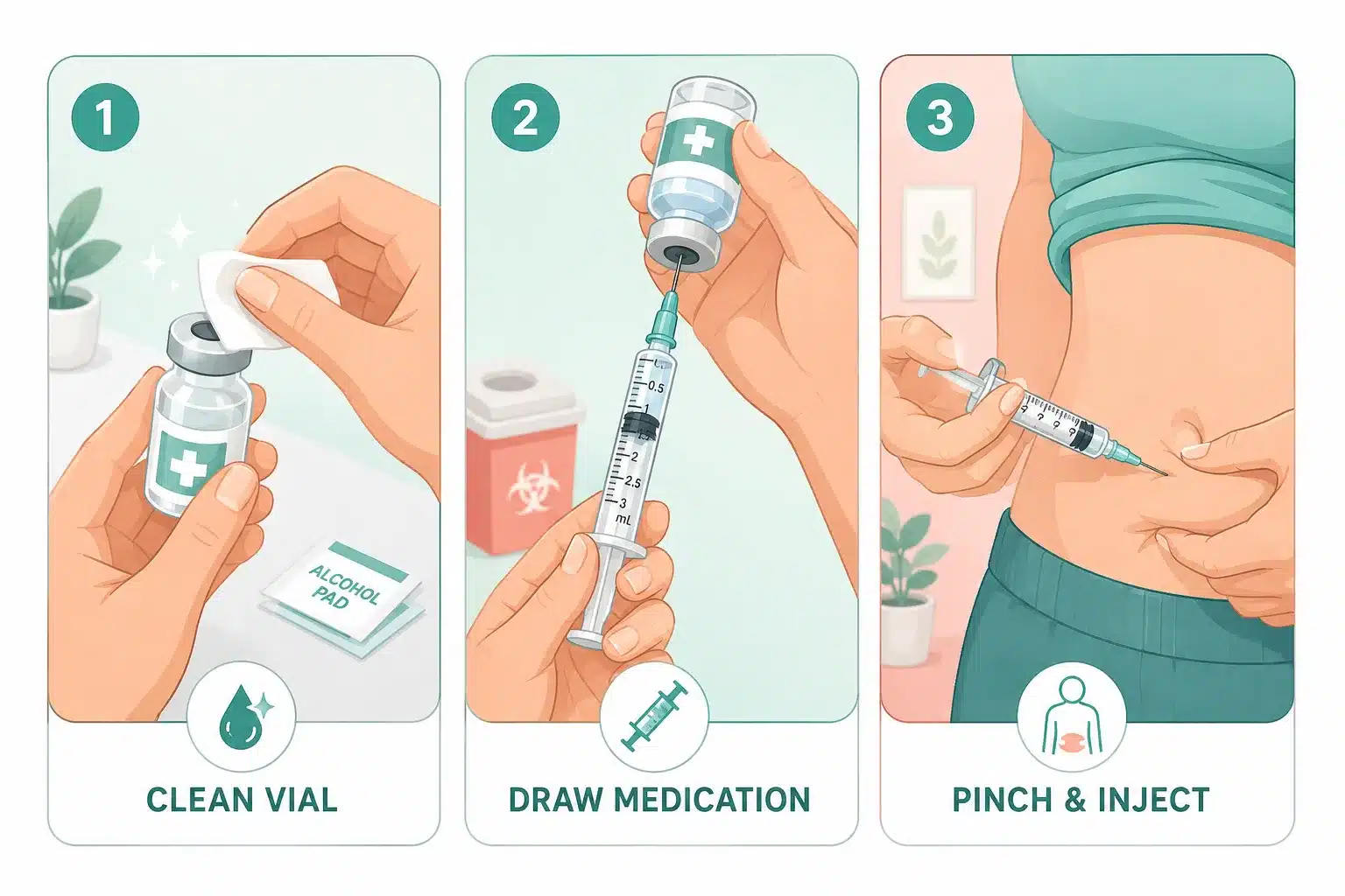 Compounded Semaglutide Injections Rx 3 How to Inject Compounded Semaglutide at Home: Step by Step