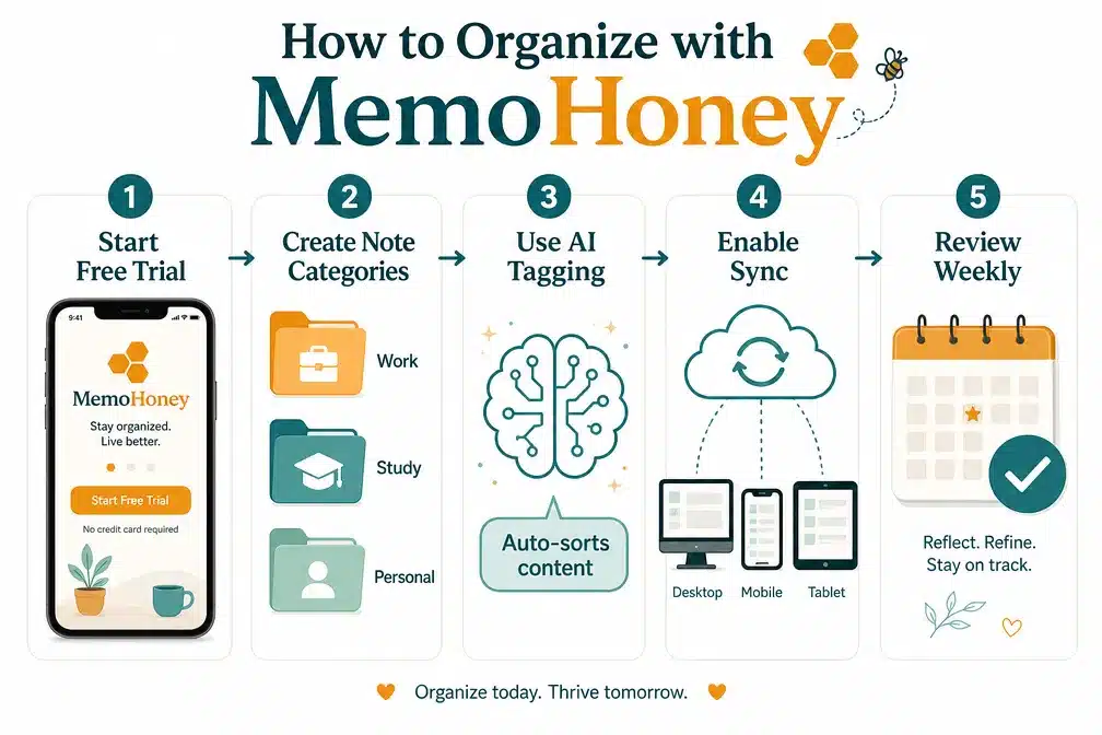 MemoHoney 4 How to Organize and Get the Most Out of MemoHoney