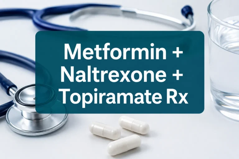 Metformin + Naltrexone + Topiramate Rx Daily oral capsule · metabolic & appetite support