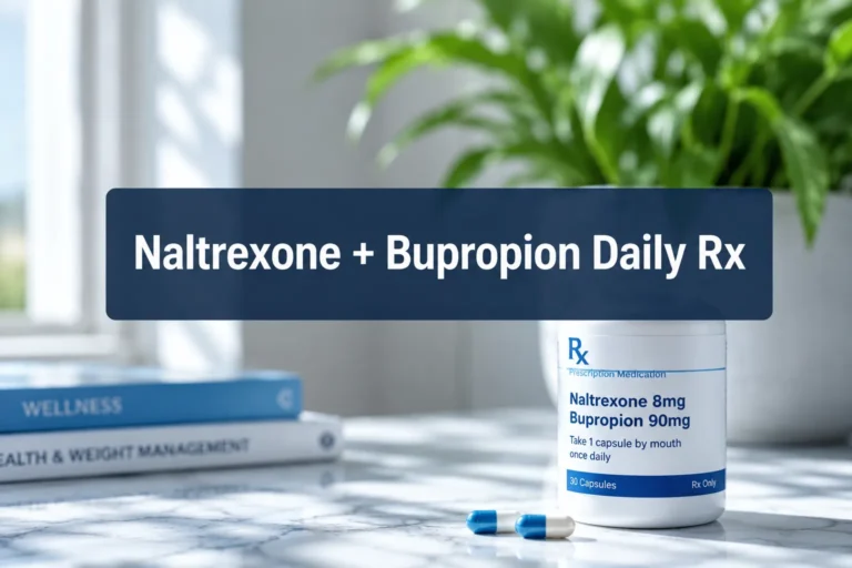Naltrexone + Bupropion Rx Daily oral capsule · appetite & craving support