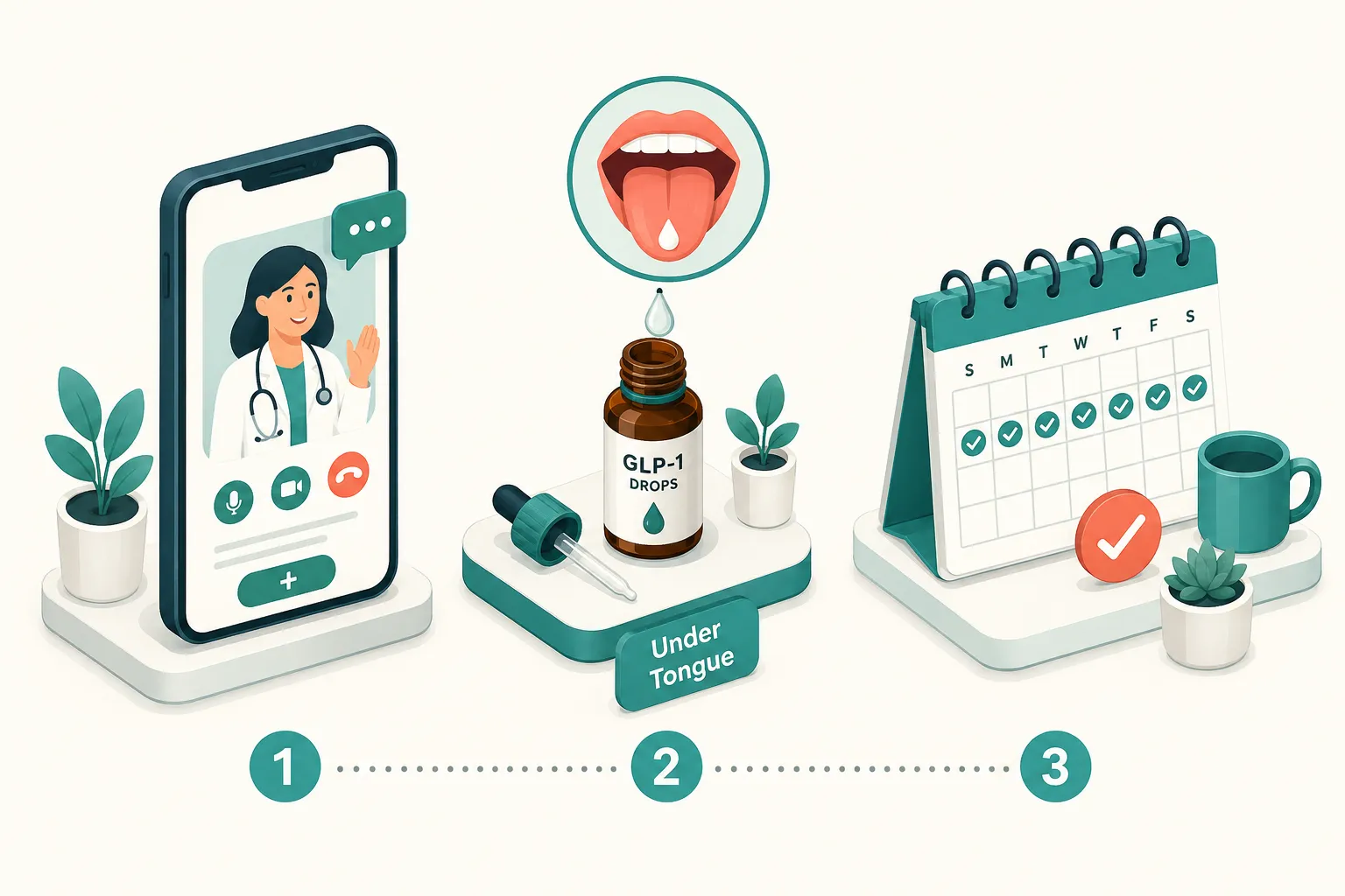 GLP-1 Liquid Drops Rx Daily oral drops, no needle 4 Where to Get GLP-1 Liquid Drops Rx Daily Oral Drops, No Needle: Prescription Online