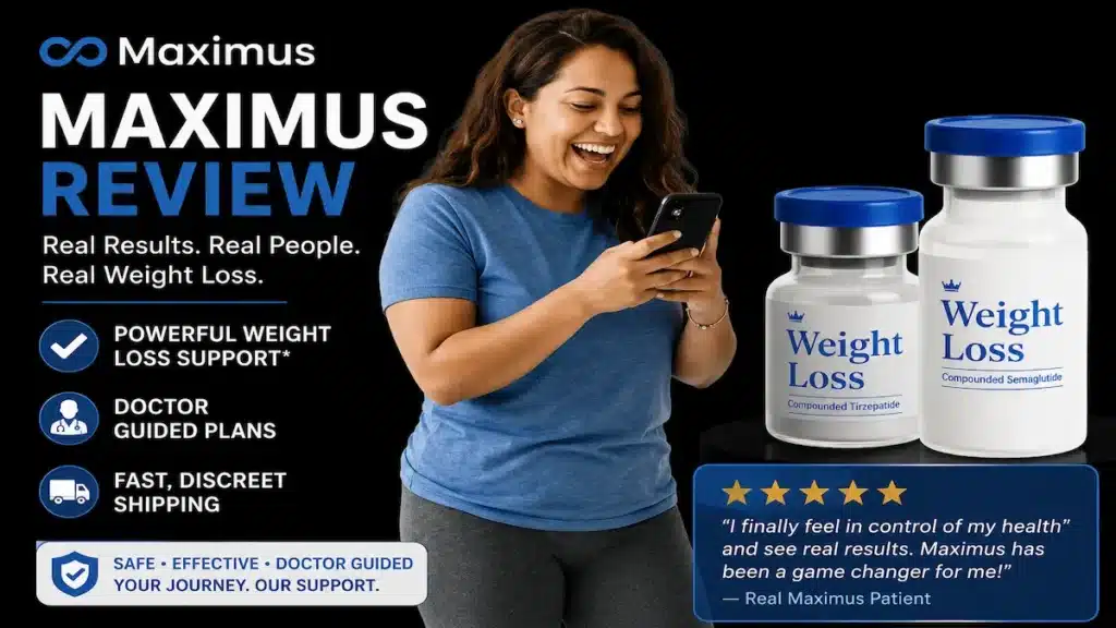 Maximus GLP-1 Review 2026: Cost, Medications & Real Patient Results 5 Customer-focused Maximus Review highlighting GLP-1 weight loss medication benefits and doctor-guided treatment