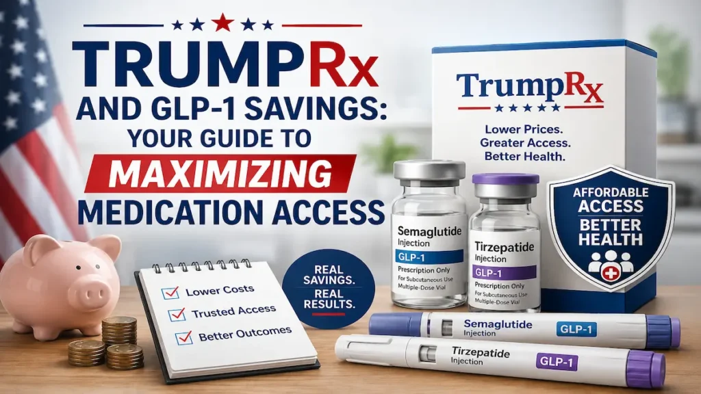 TrumpRx and GLP-1 Savings: Your 2026 Guide to Maximizing Medication Access 1 TrumpRx and GLP-1 Savings: Your Guide to Maximizing Medication Access