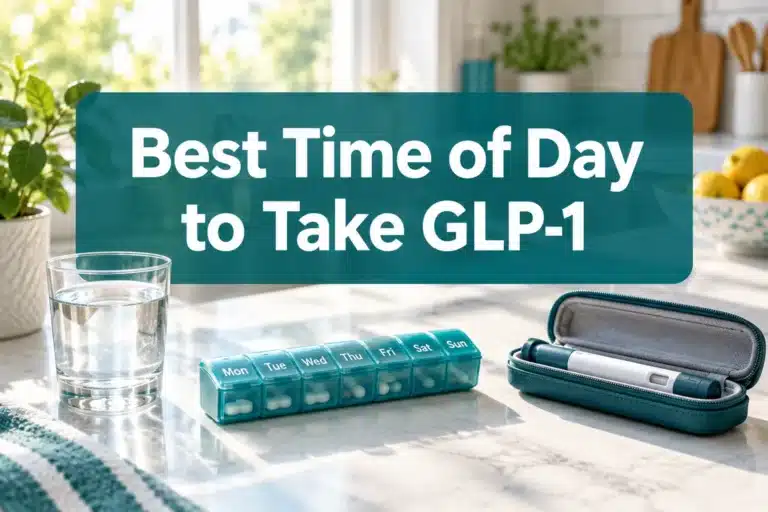 best time of day to take glp 1