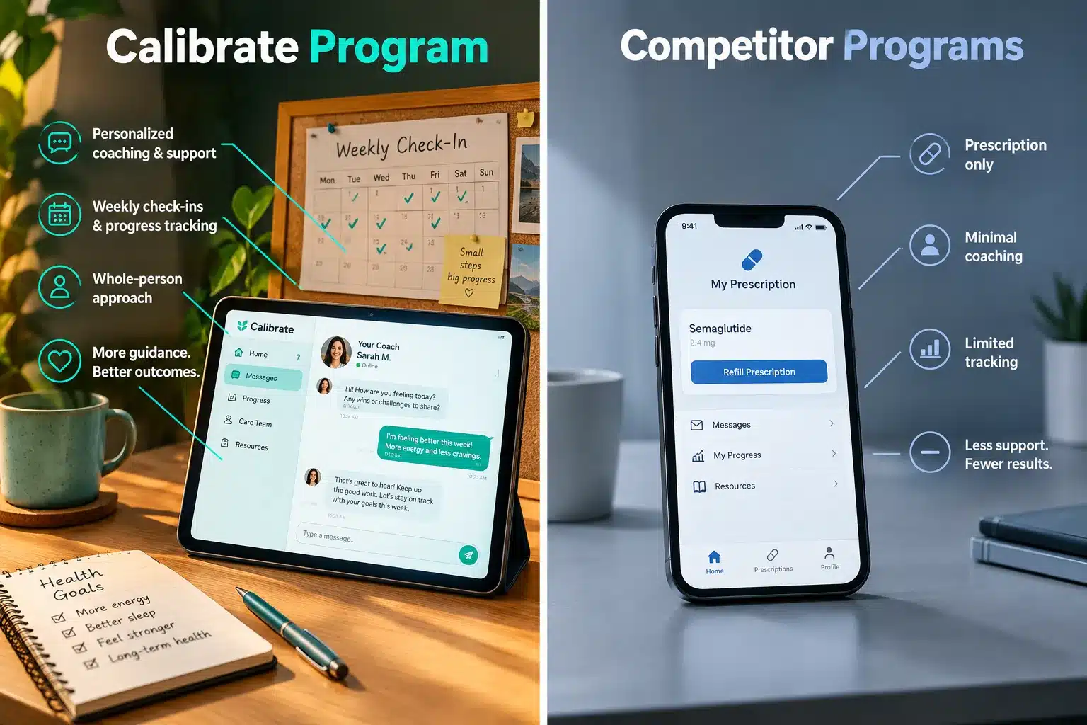 calibrate glp 1 reviews 3 Calibrate GLP-1 vs Other GLP-1 Programs