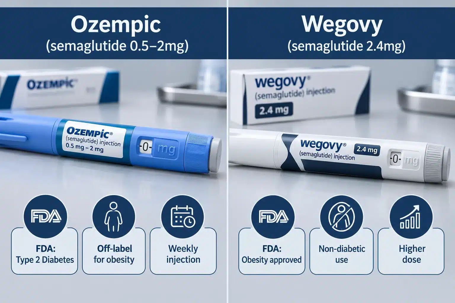 glp 1 weight loss non diabetic 3 Ozempic vs Wegovy for Weight Loss: Which Is Better for Non-Diabetics