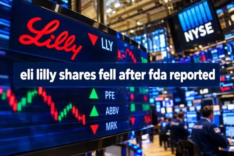 eli lilly shares fell after fda reported foundayo liver case