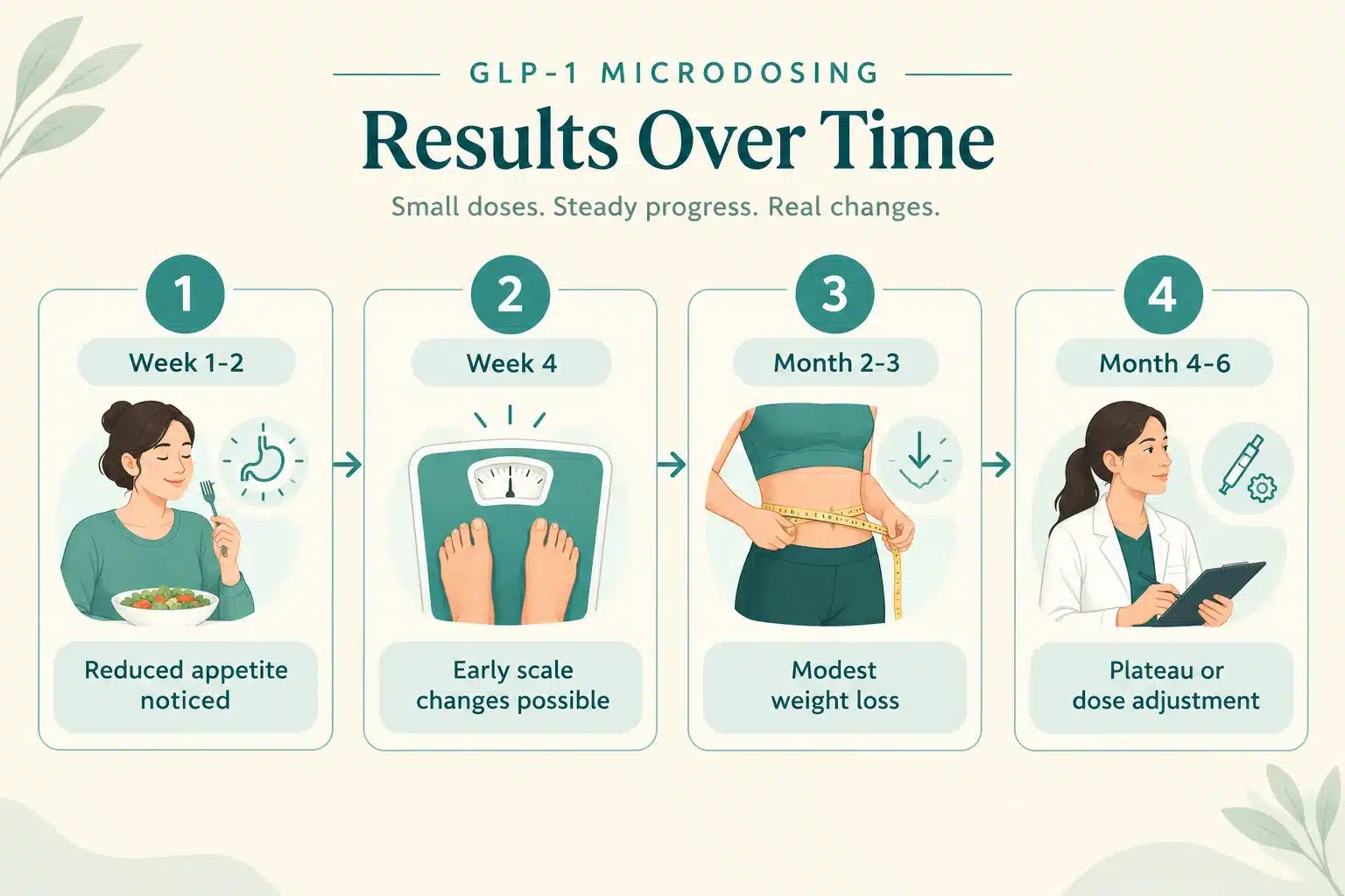 microdosing glp1 4 GLP-1 Microdosing Results Timeline: How Long to See Changes